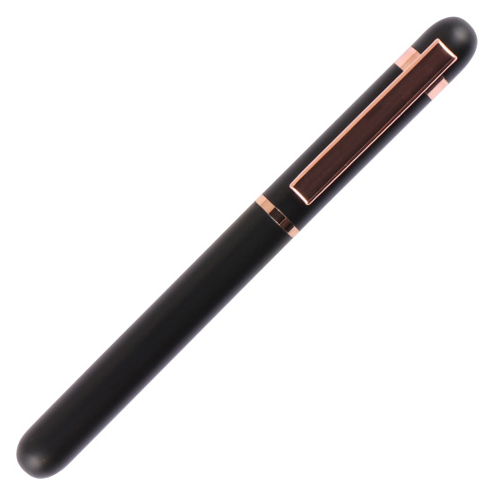 Ручка роллер, подарочная, M (medium) 1 мм, цвет корпуса черный FIORENZO 231452