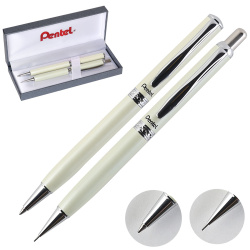 Набор Pentel РШ + карандаш авт А811В811-W черн