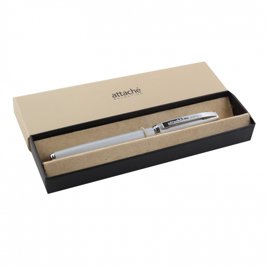 Ручка Selection Elegance подарочная, пишущий узел F (fine) 0,7 мм, цвет чернил синий, подарочная коробка Attache 901720