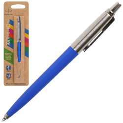Ручка Jotter Orig Blue подарочная, пишущий узел M (medium) 1 мм, цвет чернил синий, блистер Parker 2140496