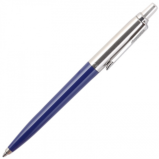 Ручка шариковая, пишущий узел M (medium) 1 мм, корпус круглый, цвет чернил синий Originals Navy Blue Chrome CT Jotter Parker S0033170