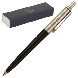 Ручка подарочная, шариковая, пишущий узел M (medium) 1 мм, корпус круглый, цвет чернил синий Jotter Parker RG0032930