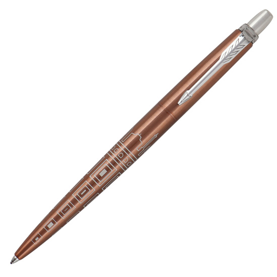 Ручка, шариковая, корпус круглый, цвет чернил синий, Rome Bronze CT, Jotter, Parker, 2198197