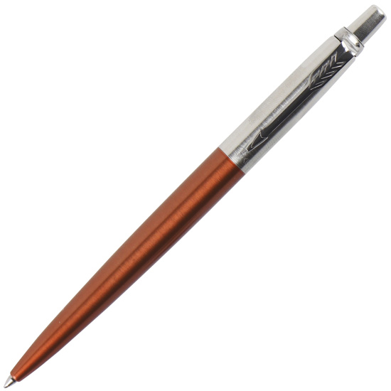 Ручка шариковая, пишущий узел M (medium) 1 мм, корпус круглый, цвет чернил синий CHELSEA ORANGE CT BP M GB Jotter Parker 1953189