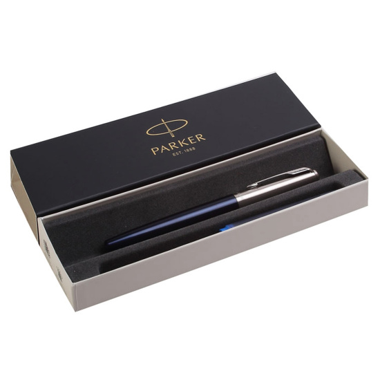 Ручка подарочная, M (medium) 1 мм, цвет корпуса синий Royal Jotter Parker 2030950