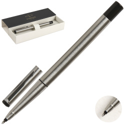 Ручка роллер, подарочная, M (medium) 0,7мм Standart Stainless Steel Vector Parker 2025444