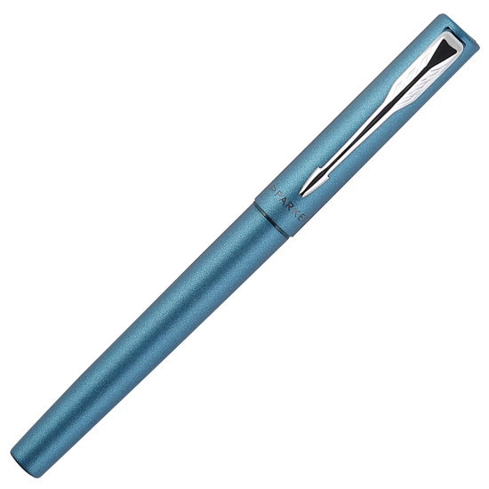 Ручка-роллер подарочная, F (fine) 0,5 мм, цвет корпуса бирюзовый, цвет чернил черный TEAL Vector XL Parker 2159776