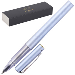 Ручка роллер, подарочная, F (fine) 0,5 мм, цвет корпуса серебро Silver Blue Vector XL Parker 2159775