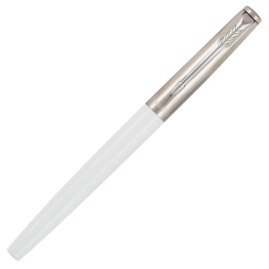 Ручка роллер, F (fine) 0,5 мм, цвет корпуса белый White Chrome СT Jotter Originals Parker 2096908
