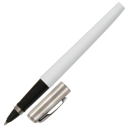 Ручка роллер, F (fine) 0,5 мм, цвет корпуса белый White Chrome СT Jotter Originals Parker 2096908