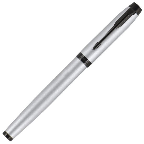 Ручка роллер, подарочная, F (fine) 0,8 мм, цвет корпуса серый Achromatic MGREY BT RB F.BLK GB IM Parker 2127751
