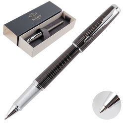 Ручка-роллер PARKER Urban Premium Ebony Metal Chiselled CT корпус латунь 1931614 черный