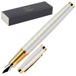 Ручка подарочная, F (fine) 0,8 мм, цвет корпуса жемчужный Pearl GT IM Premium Parker CW2143649