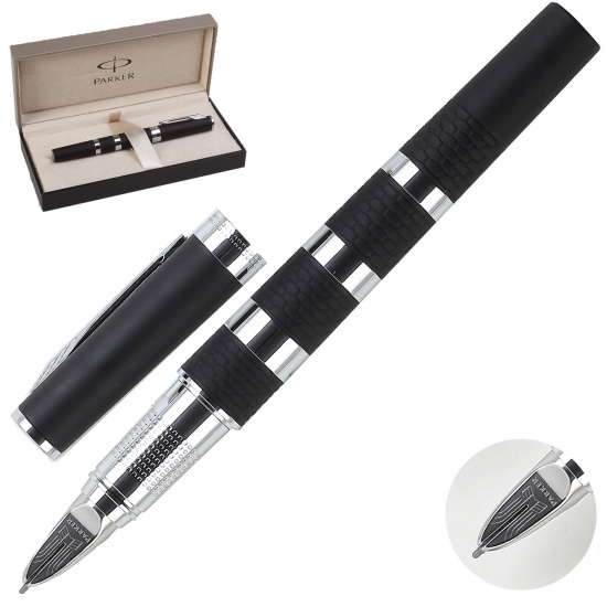 Ручка подарочная, Пятый пишущий узел (Parker-5th), цвет корпуса черный IM Premium Ingenuity Parker S0959170