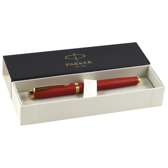 Ручка роллер, подарочная, F (fine) 0,5 мм, цвет корпуса красный Red GT IM Premium Parker 2143647