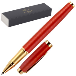 Ручка роллер, подарочная, F (fine) 0,5 мм, цвет корпуса красный Red GT Parker 2143647