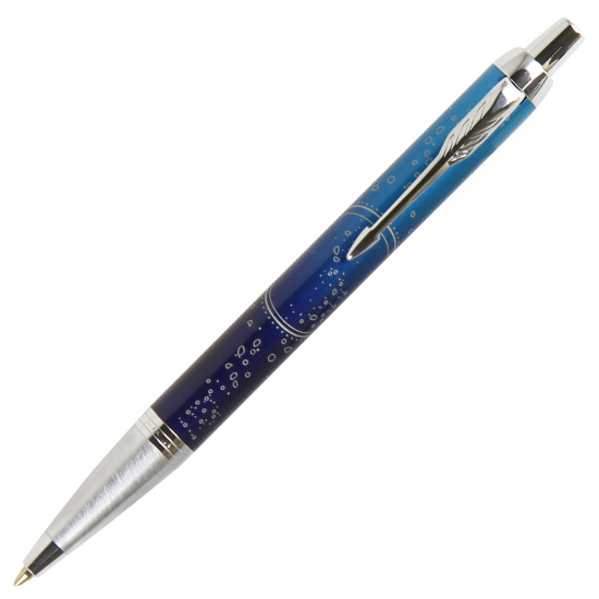 Ручка шариковая, подарочная, M (medium) 1 мм, механизм подачи стержня нажимной, цвет корпуса градиент SE SUBMERGE BP M.BLU GB IM Parker 2152991