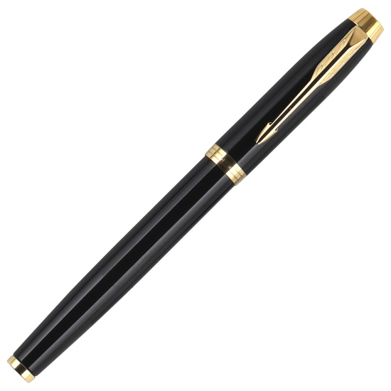 Ручка подарочная, F (fine) 0,8 мм, цвет корпуса черный Black GT IM Parker 1931645