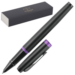 Ручка роллер, подарочная, F (fine) 0,5 мм, цвет корпуса черный Amethyst Purple PVD M Parker 2172950