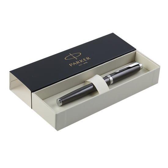 Ручка роллер, подарочная, F (fine) 0,8 мм, цвет корпуса серый Core T321 IM Parker CW1931664