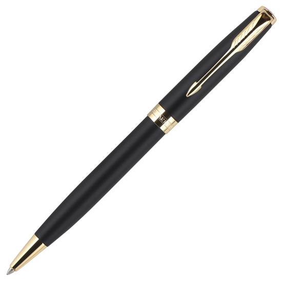 Ручка шариковая, пишущий узел M (medium) 1 мм, цвет чернил черный Matte Black GT Parker 1931519