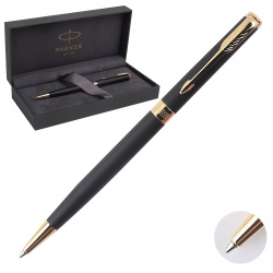 Ручка PARKER Sonnet Matte Black GT шар 1931520 черн