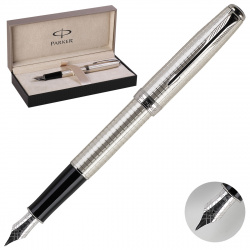 Ручка PARKER Sonnet Sterling Silver CT перо корп латунь S0912490