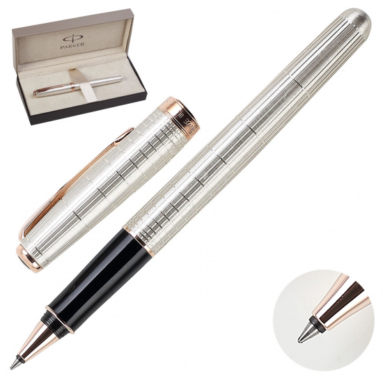 Ручка-роллер PARKER Sonnet Silver Feminine корпус латунь/позолота/серебро 1859491