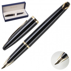 Ручка Waterman Carene Black Sea GT FP F перо лак латунь/позолота S0700300 син