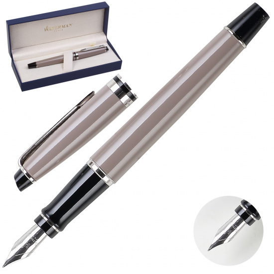 Ручка подарочная, F (fine) 0,8мм, цвет корпуса бежевый Taupe CT FP F EXPERT Waterman S0952140