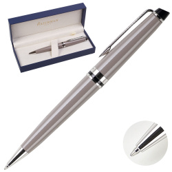 Ручка Waterman Expert Taupe CT BP M шар лак корп латунь/хром S0952200 син