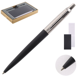 Подарочный набор Jotter Core K63, Satin Black CT шариковая ручка+блокнот 2020375