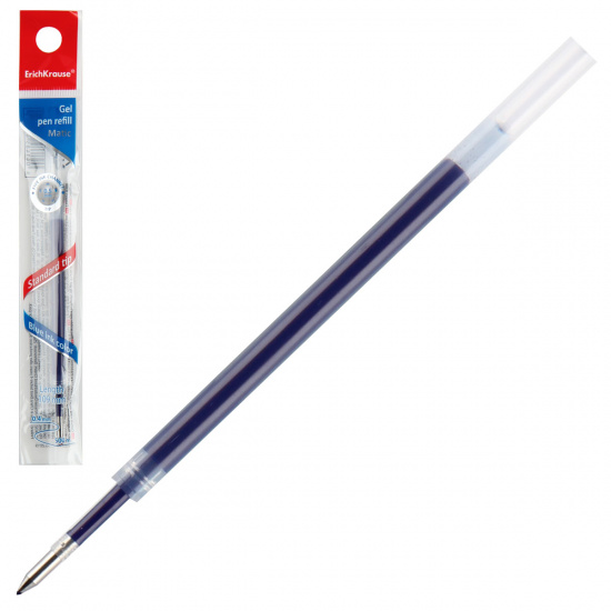 Стержень гелевый, 109 мм, пишущий узел 0,5 мм, для автоматических ручек, цвет чернил синий Erich Krause 46975