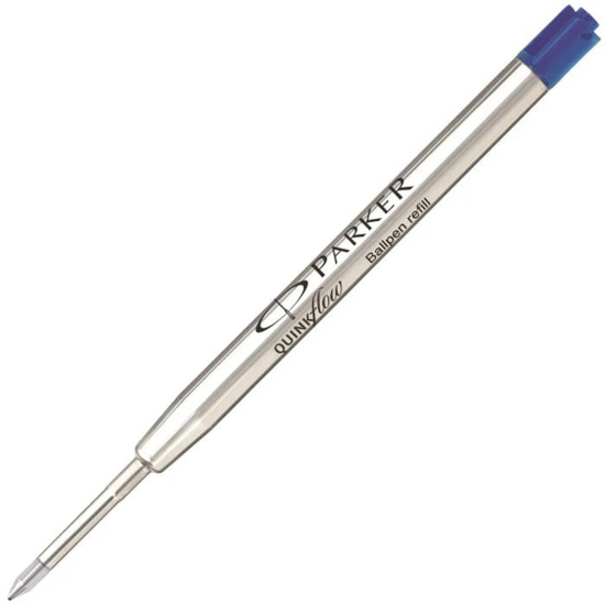 Стержень шариковый, 98 мм, пишущий узел B (Broad) 1,2 мм, металл, цвет чернил синий QUINKFlow Ball Point Parker 1950365