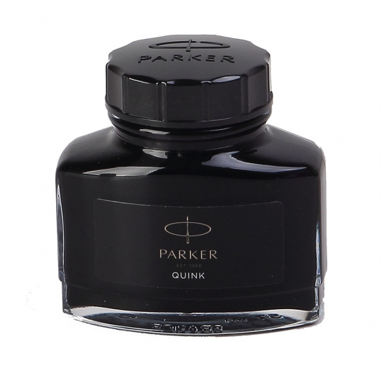 Чернила объем 57 мл, цвет чернил черный, упаковка банка Parker 1950375
