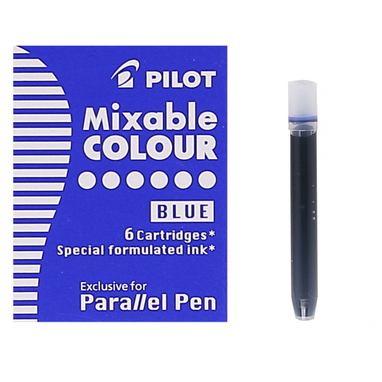Картридж 6шт, цвет чернил синий Pilot IC-P3-S6 (L)/01751