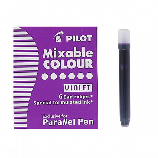 Картридж 6 шт, цвет чернил фиолетовый Pilot IC-P3-S6 (V)/01751