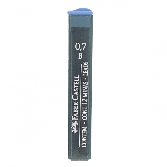 Грифель 0,7мм В 12шт Faber-Castell Polymer 521701