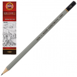 Карандаш НВ дерев заточ технич KOH-I-NOOR Gold star шестигран 1860 НВ 18600НB00104 к/к