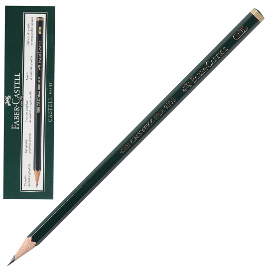 Карандаш HB, дерево, шестигранный Faber-Castell Castell 9000 119000