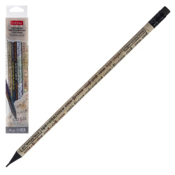 Набор карандашей 4 шт, HB, дерево чёрное, круглый, 4 вида, Hatber, Вспомнить все, Математика, BLs_090623, 4 шт.