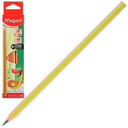 Карандаш, HB, дерево, трехгранный, Maped, Kidy learn, 854600