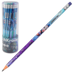 Карандаш, HB, пластик, круглый, 4 вида, Erich Krause, Aquamarine, 65238
