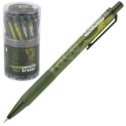 Карандаш механический, HB, 0,7 мм, резиновая манжетка, с ластиком, Start up, BrunoVisconti, 21-0076/03