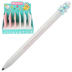 Карандаш вечный, пластик, круглый, 3 вида, Мармеладный мишка, КОКОС, 252143, Morn Shine