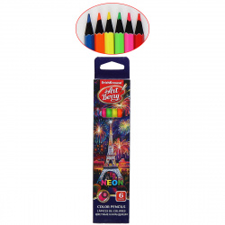 Карандаши 6цв ErichKrause ArtBerry Neon шестигран 39424 европодв к/к