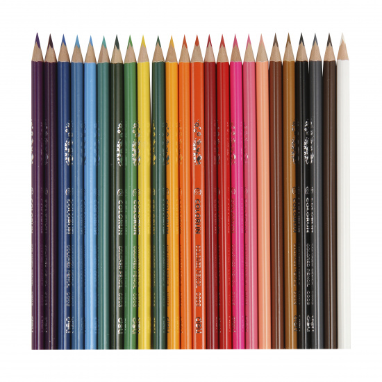 Карандаши цветные 24цв Deli Color Emotion трехгранные EC00720 европодвес картонная коробка