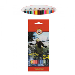 Карандаши 24цв Adrenalin Sport 3554/24 Koh-i-noor европодв к/к