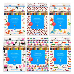 Карандаши 36цв акварел HappyColor трехгран 30-0069 ассорти европодв к/к