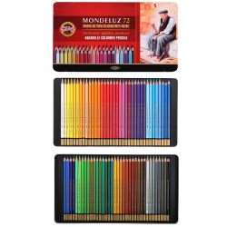 Карандаши 72цв акварел Mondeluz 3727/72 Koh-i-noor метал/уп